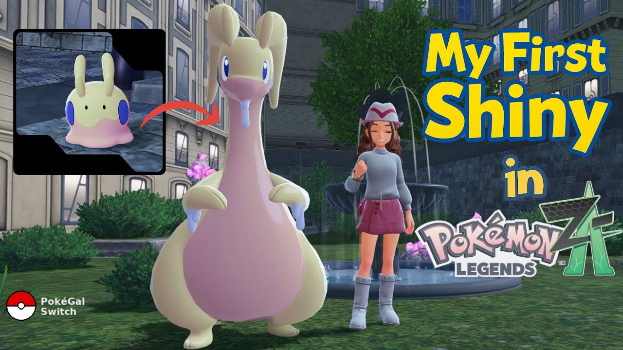 My FIRST Shiny Pokémon in Pokémon Legends Z-A! (Shiny Goomy to Shiny Goodra Evolution)