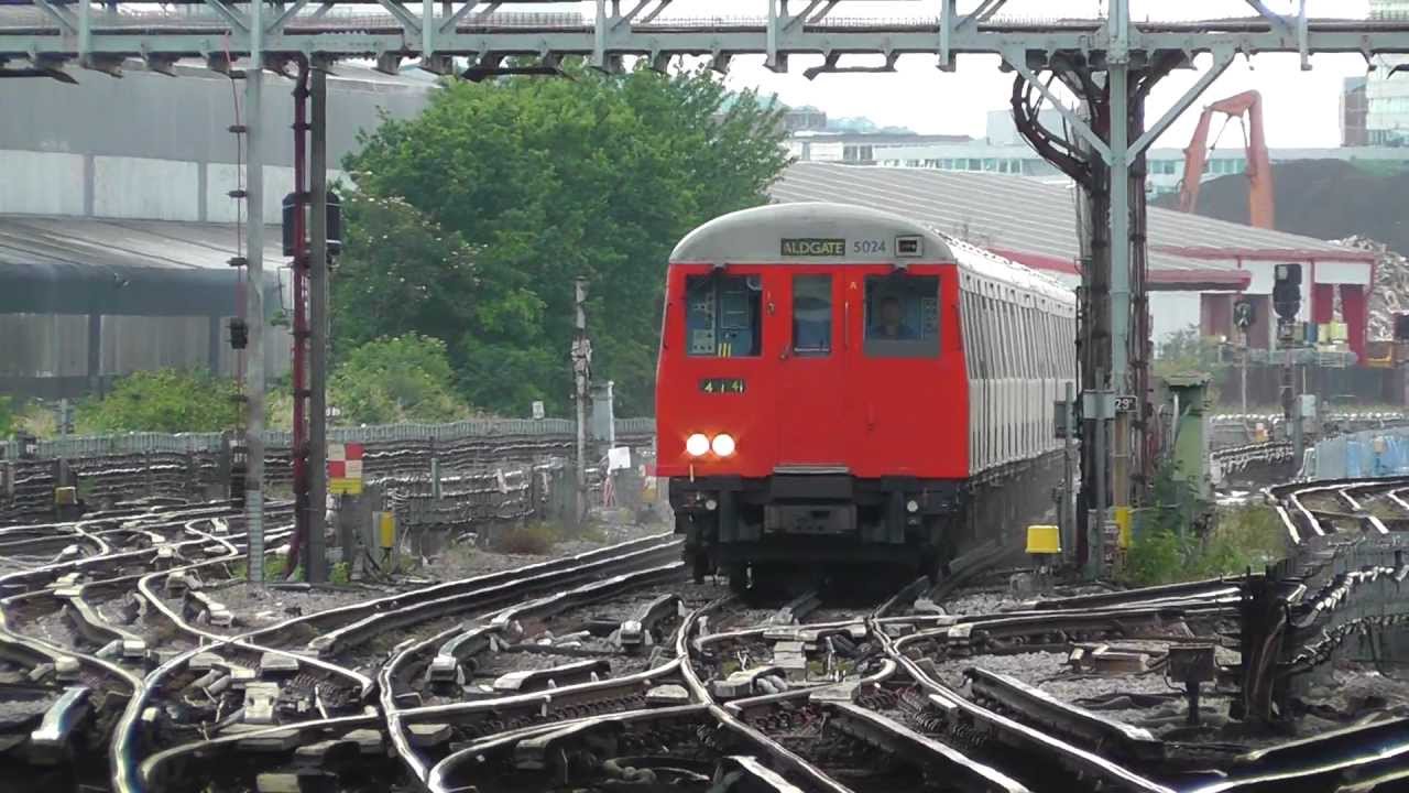 Metropolitan Line A60 Stock 5024 Passing Neasden