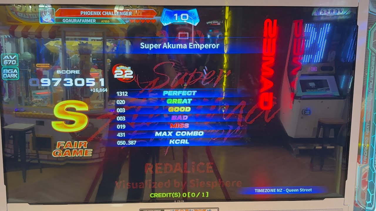 [PIU PHOENIX] Super Akuma Emperor S22 S (SONG REQUEST)