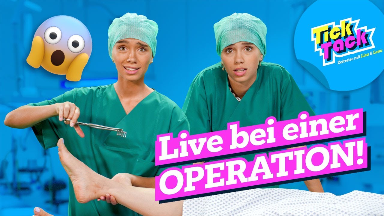 Lisa und Lena im OP-Saal | TickTack Zeitreise mit Lisa und Lena