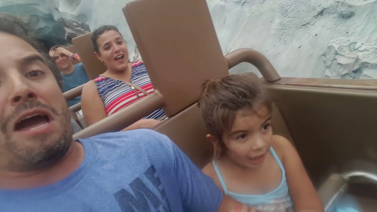 Everest Ride Animal Kingdom Father & Daughter Reaction