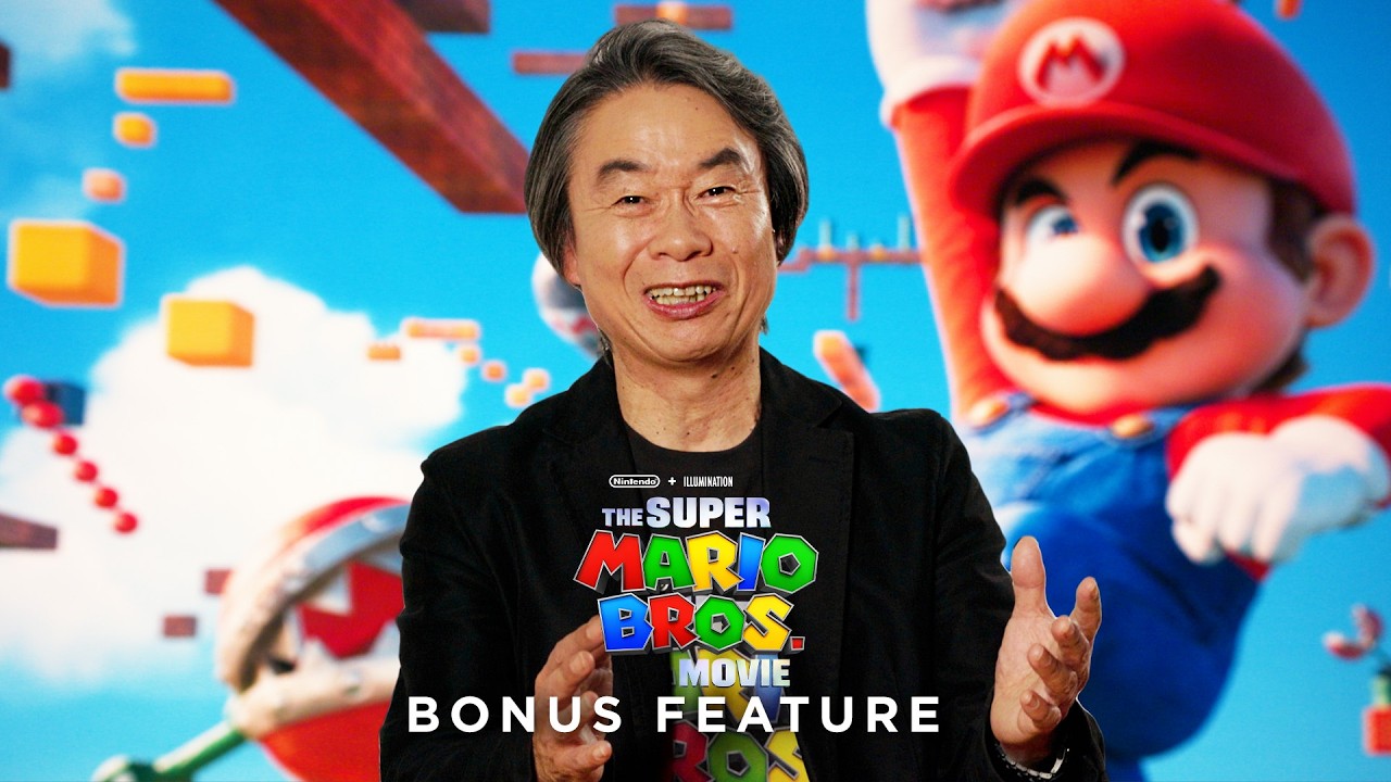 The Super Mario Bros Movie | Shigeru Miyamoto Explains the Mario Kart Scene | Bonus Feature