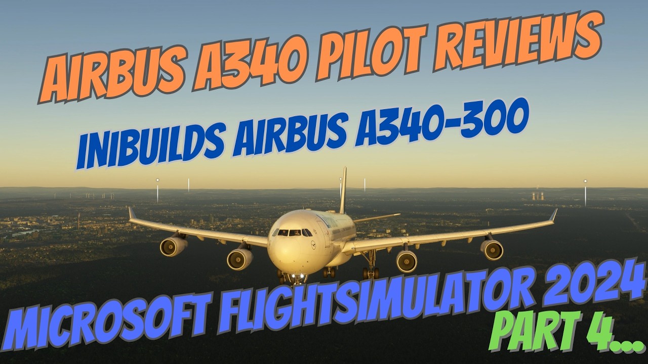 Airbus A340 pilot reviews IniBuilds A340-300 for MSFS 2024, part 4 - CaptainPadde