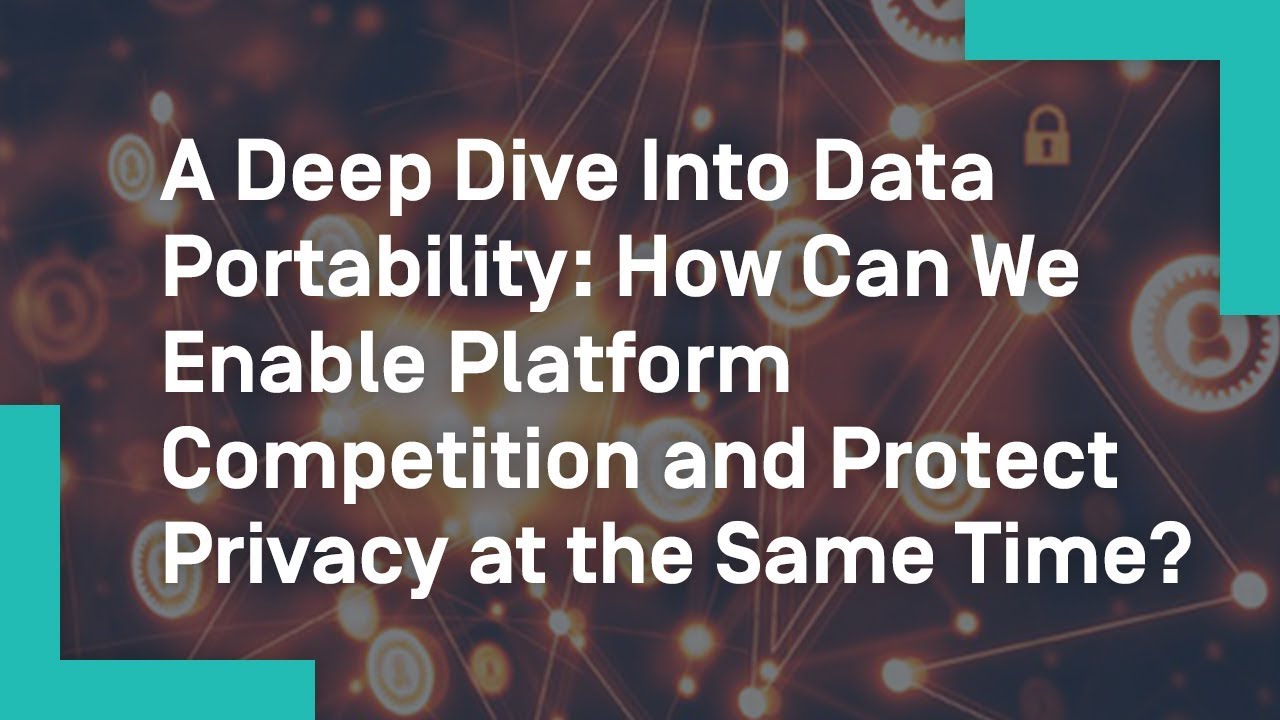 A Deep Dive Into Data Portability