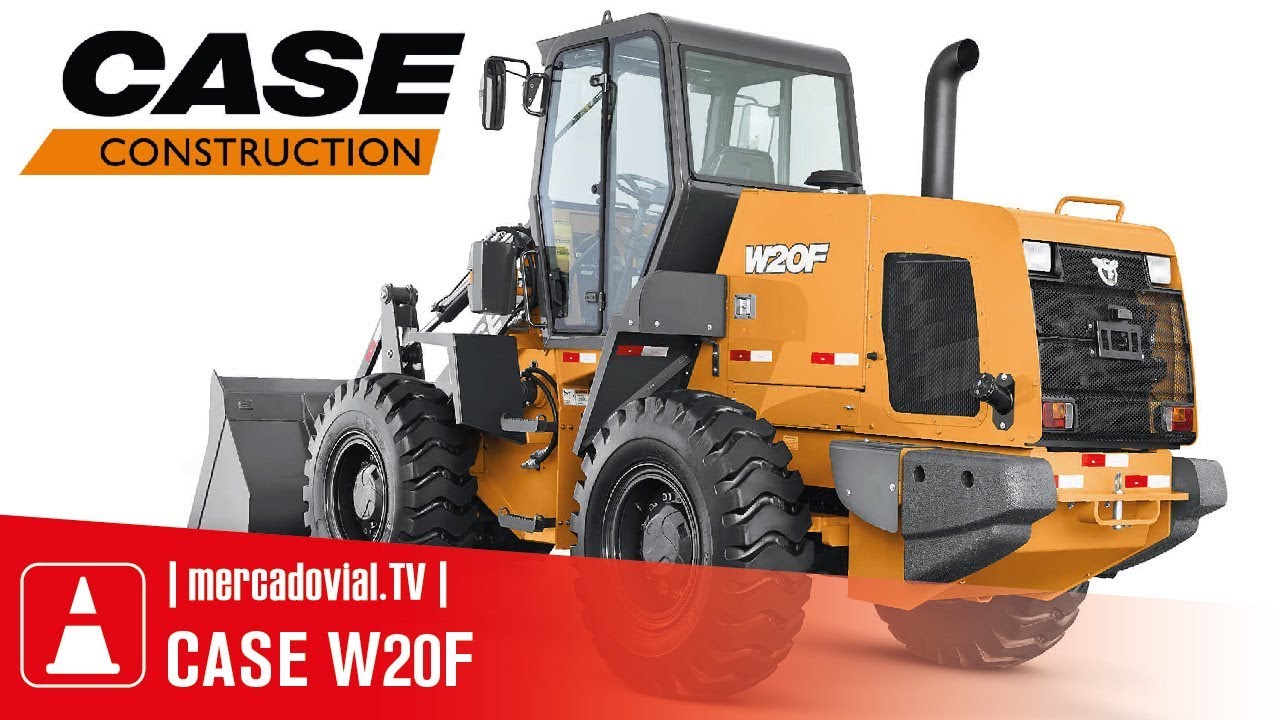 NUEVA Serie F Cargador Frontal CASE W20F - Nuevo Motor FPT y Refrigeración