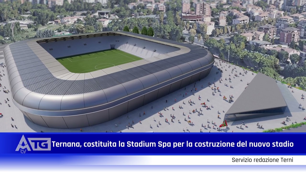 Ternana, costituita la Stadium Spa per la costruzione del nuovo stadio