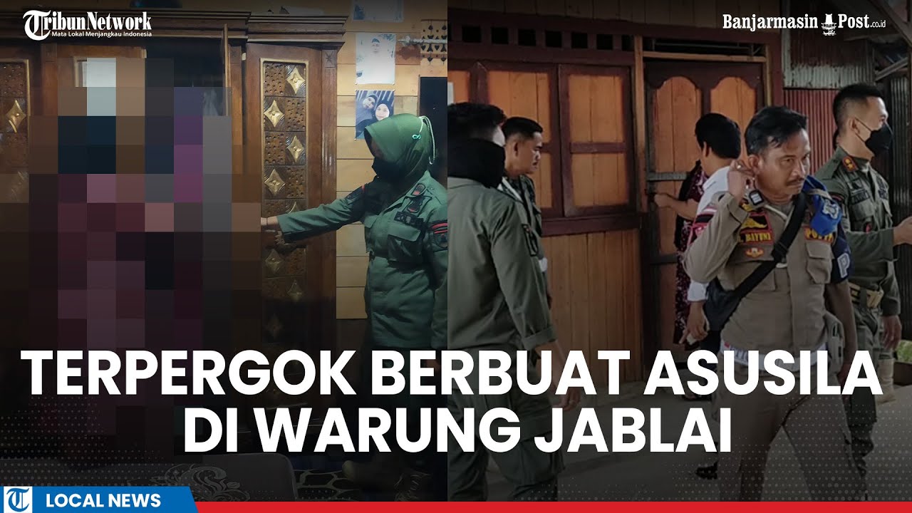 Dua Orang Tanpa Busana Tepergok Satpol PP Kabupaten Balangan di Warung Jablai