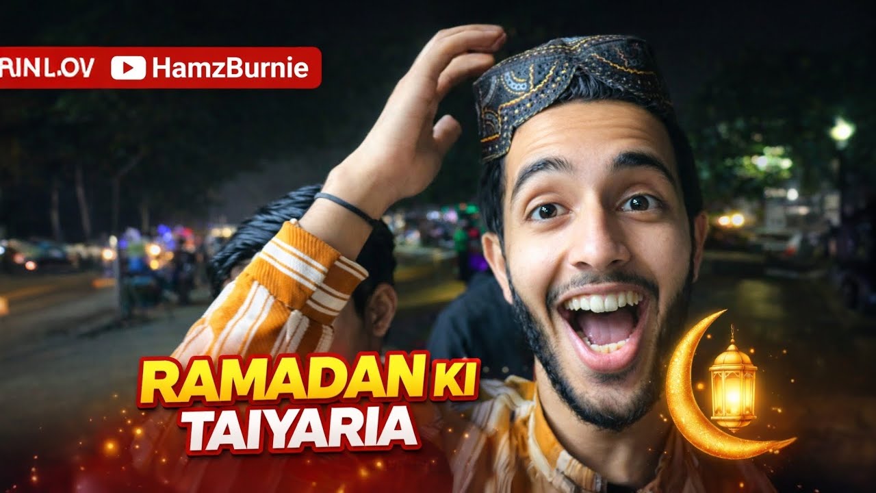 Finally RAMADAN ki SHOPPING krli .@hamzburnie