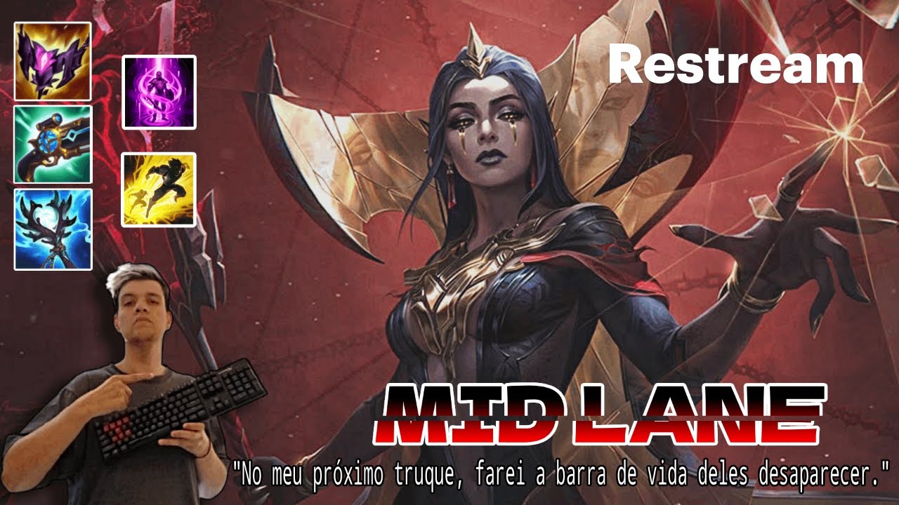 JOGANDO RANQUEADA USANDO REPEAT.GG #reelsgaming #leagueoflegends #fy #leblanc #vex