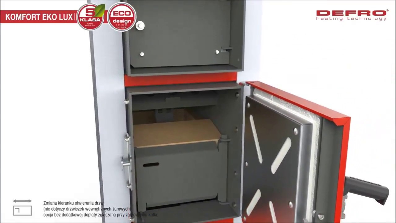 Kocioł na ekogroszek Defro Komfort Eko LUX