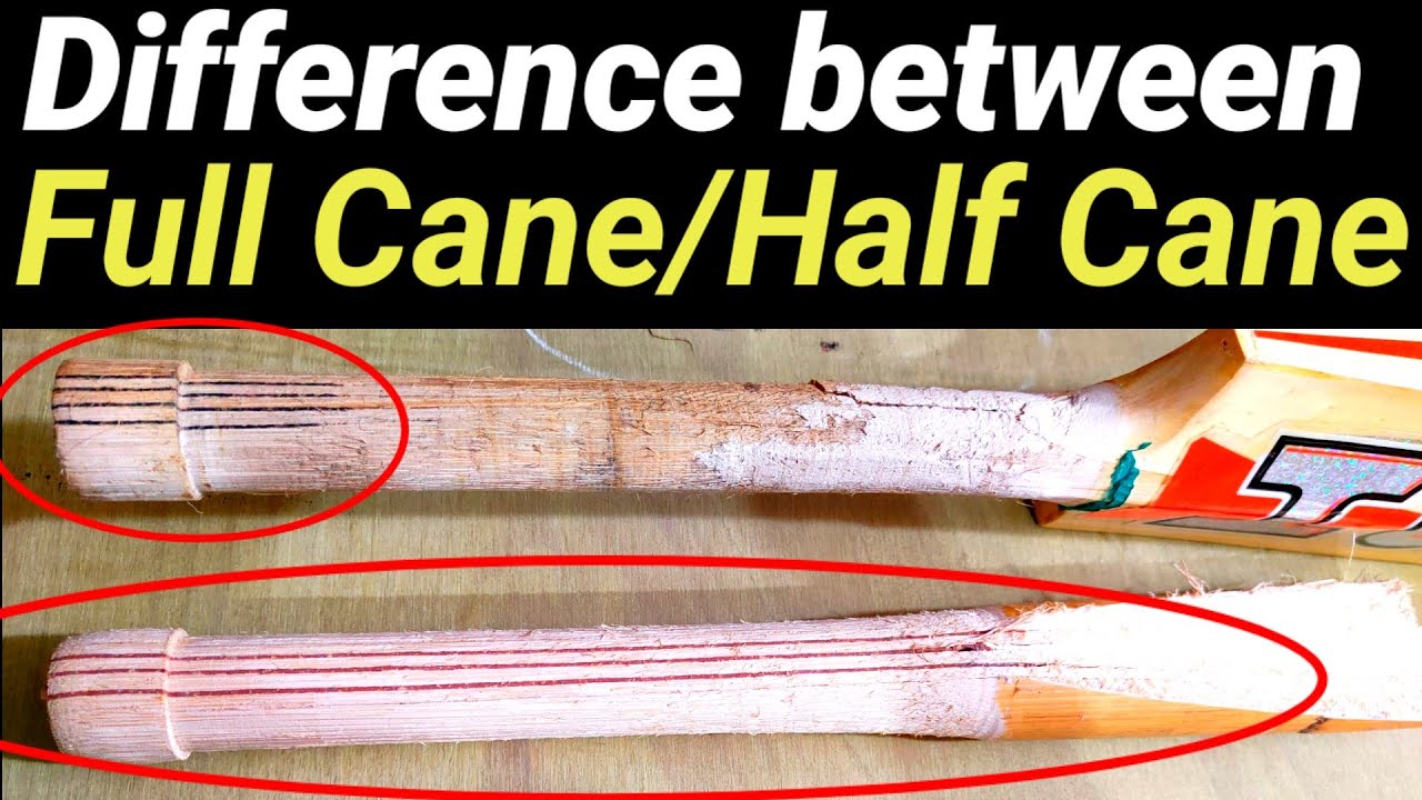 Difference between  Full cane and half cane handle || bat repair adda || bat repair || cricket kit