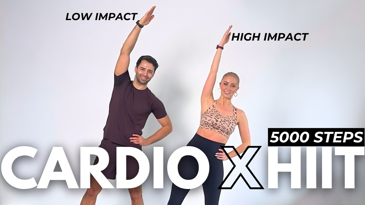 30-Minute ALL STANDING Cardio HIIT – Burn Fat & Walk 5000 Steps (No Equipment)