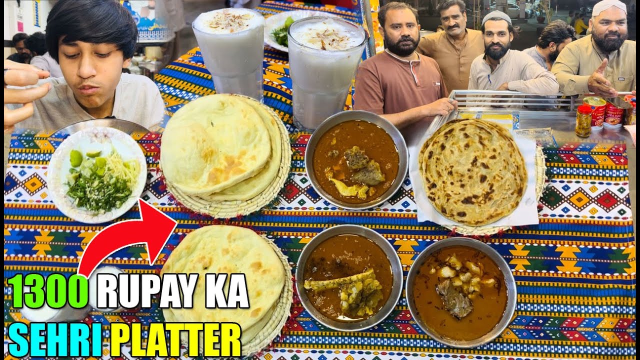 1300 RUPEES KA SEHRI PLATTER | RAMADAN 2024 | SEHRI PLATTER