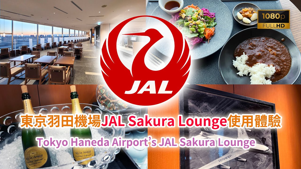 ［又飛喇！］東京羽田機場JAL櫻花貴賓室（Tokyo Haneda Airport's JAL Sakura Lounge, Haneda Airport : Visitor Experience)