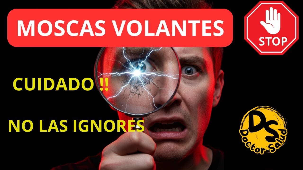 🚨🚨MOSCAS VOLANTES :  ¿cuándo es peligroso? , NO las ignores.