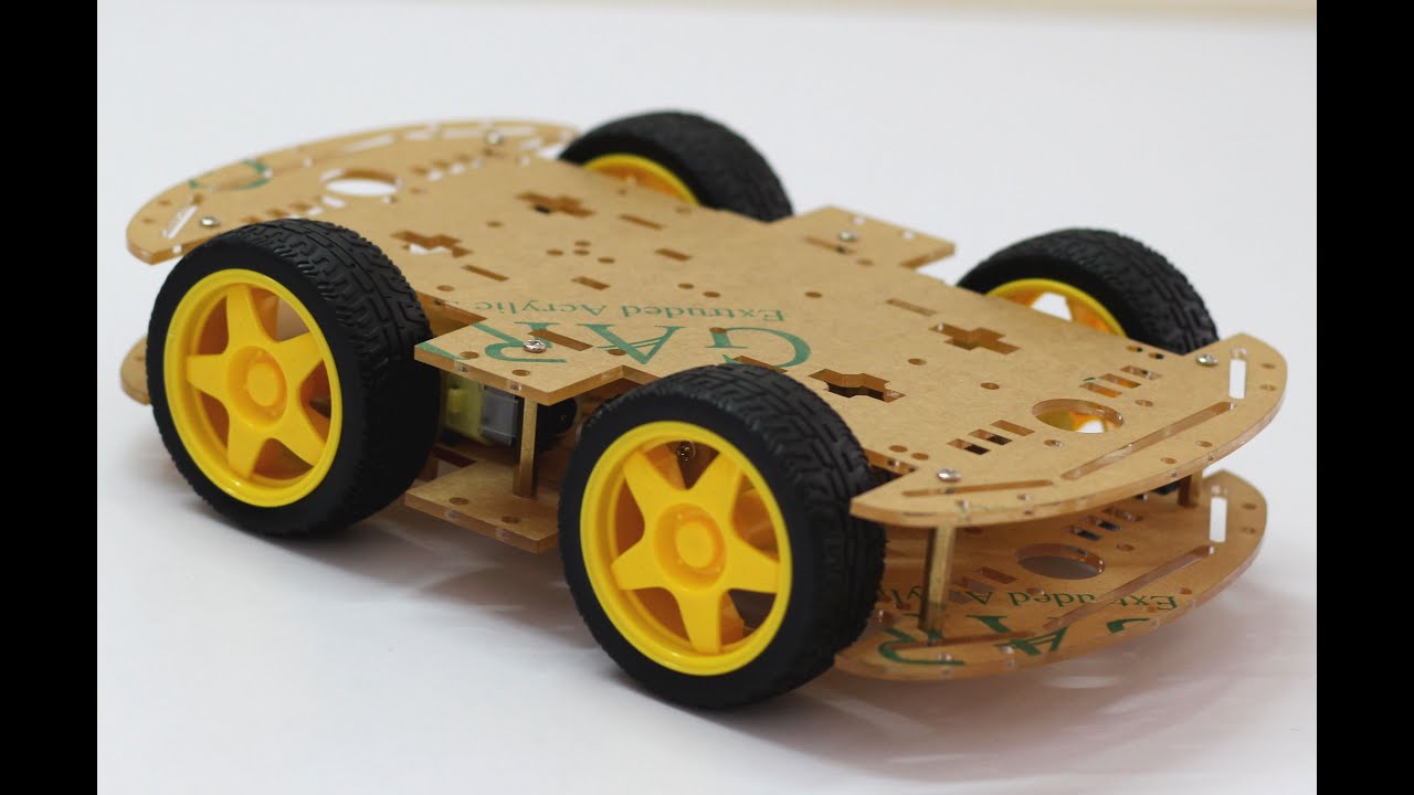 How to Assemble a 4WD Robot Smart Car Chassis Kits ( Part - I )
