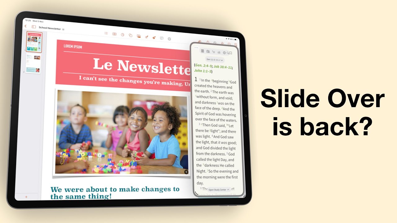 Slide Over в iPadOS 26.1 (обзор)