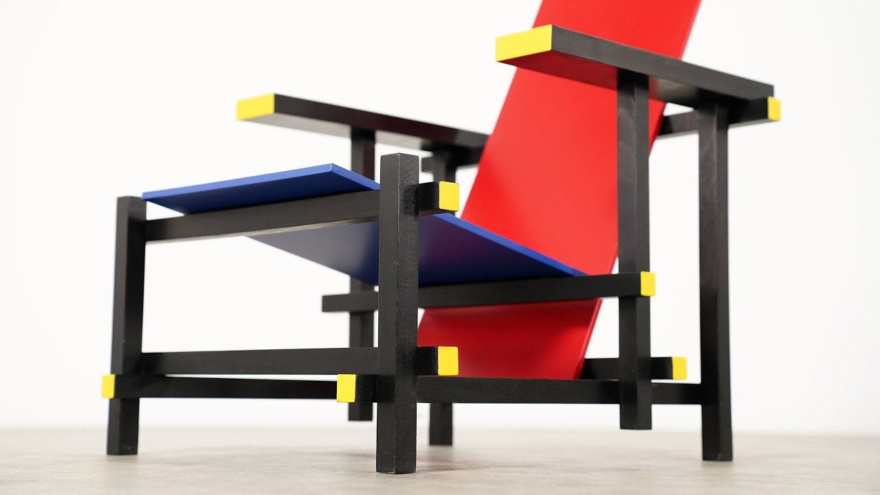 Red and Blue de Gerrit Rietveld
