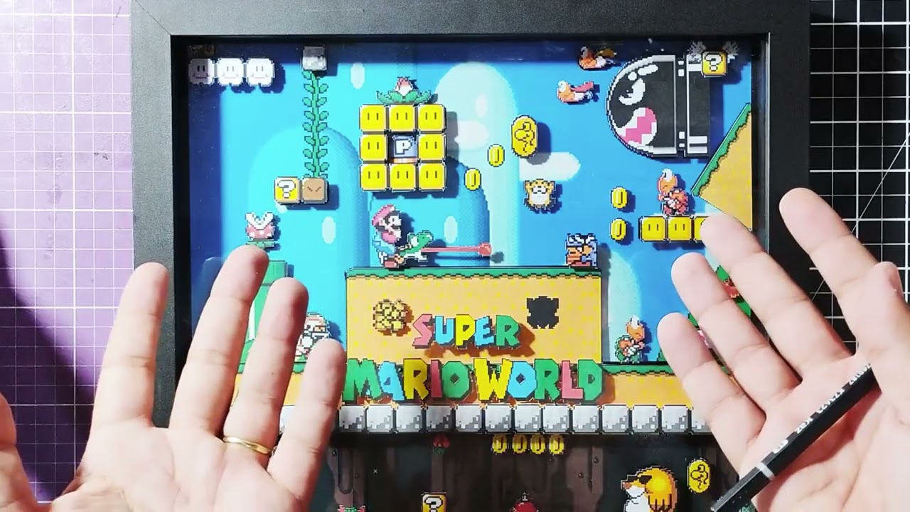 Transformei Super Mario World em ARTE 3D! 🍄⭐ O clássico do Super Nintendo como você nunca viu!