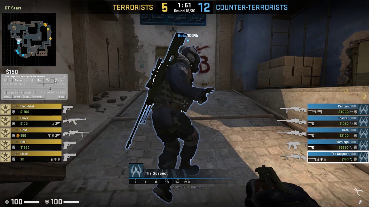 CS:GO Overwatch - Mirage