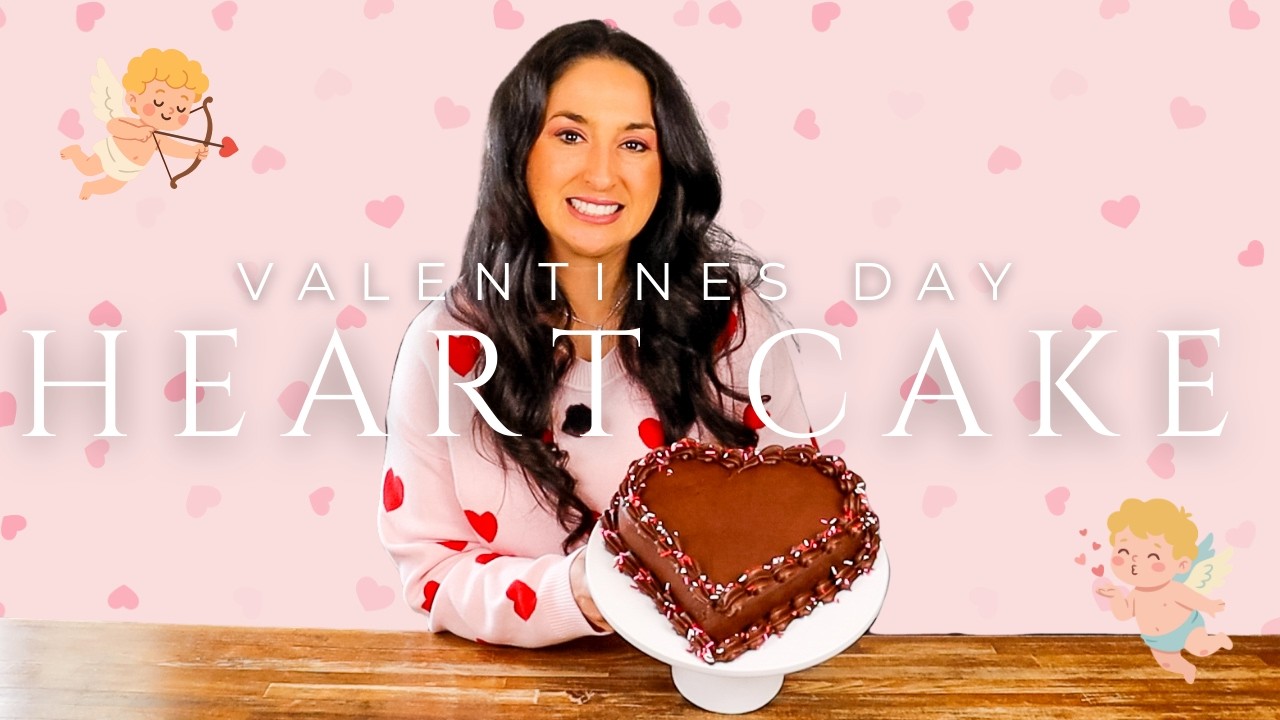 YUMMY Chocolate Heart Cake!