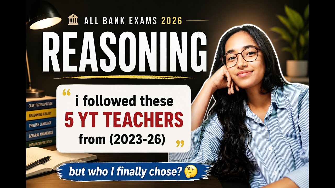 I studied Reasoning from these teachers|| Best for Beginners in Bank Exams 🔥✌🏻 #bankexam #reasoning