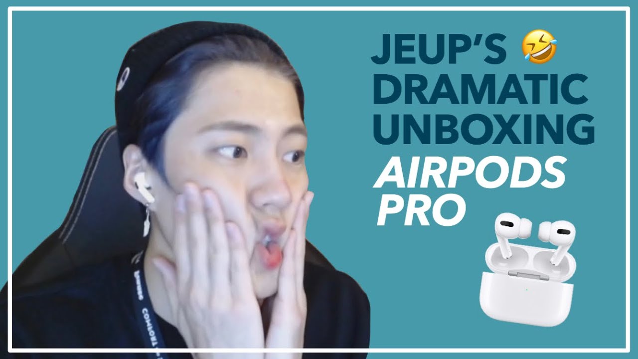 Jeup unboxing AirPods Pro