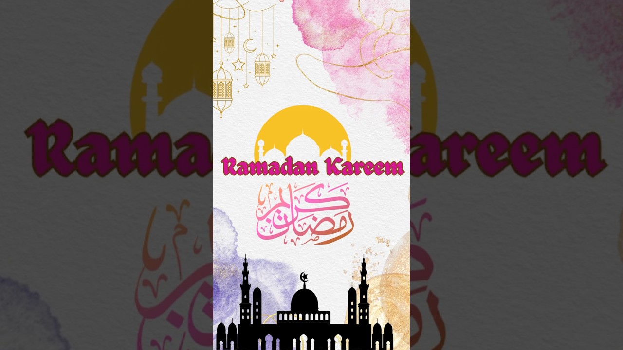 Ramadan Mubarak to all Muslims around the World #ramadan #diy