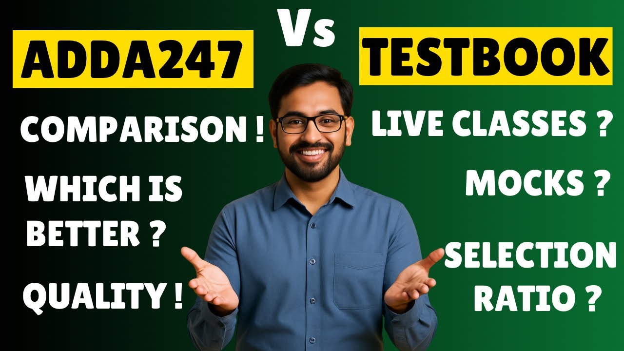 Adda247 vs Testbook 🔥 कौन Best है? Mock Test Comparison | Testbook vs Adda247 Honest Review 2025