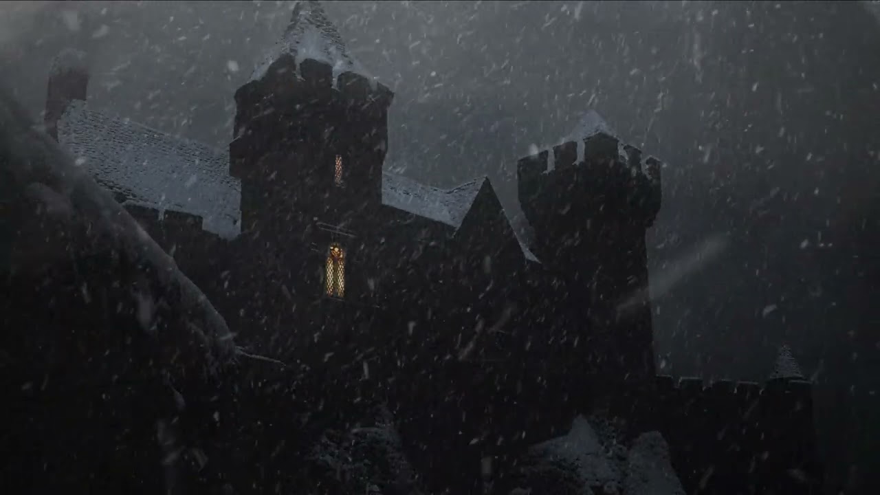 10 Hours Of Eerie Medieval Dark Castle Ambience: Strong Howling Ghostly Wind Sounds THAT NEVER END