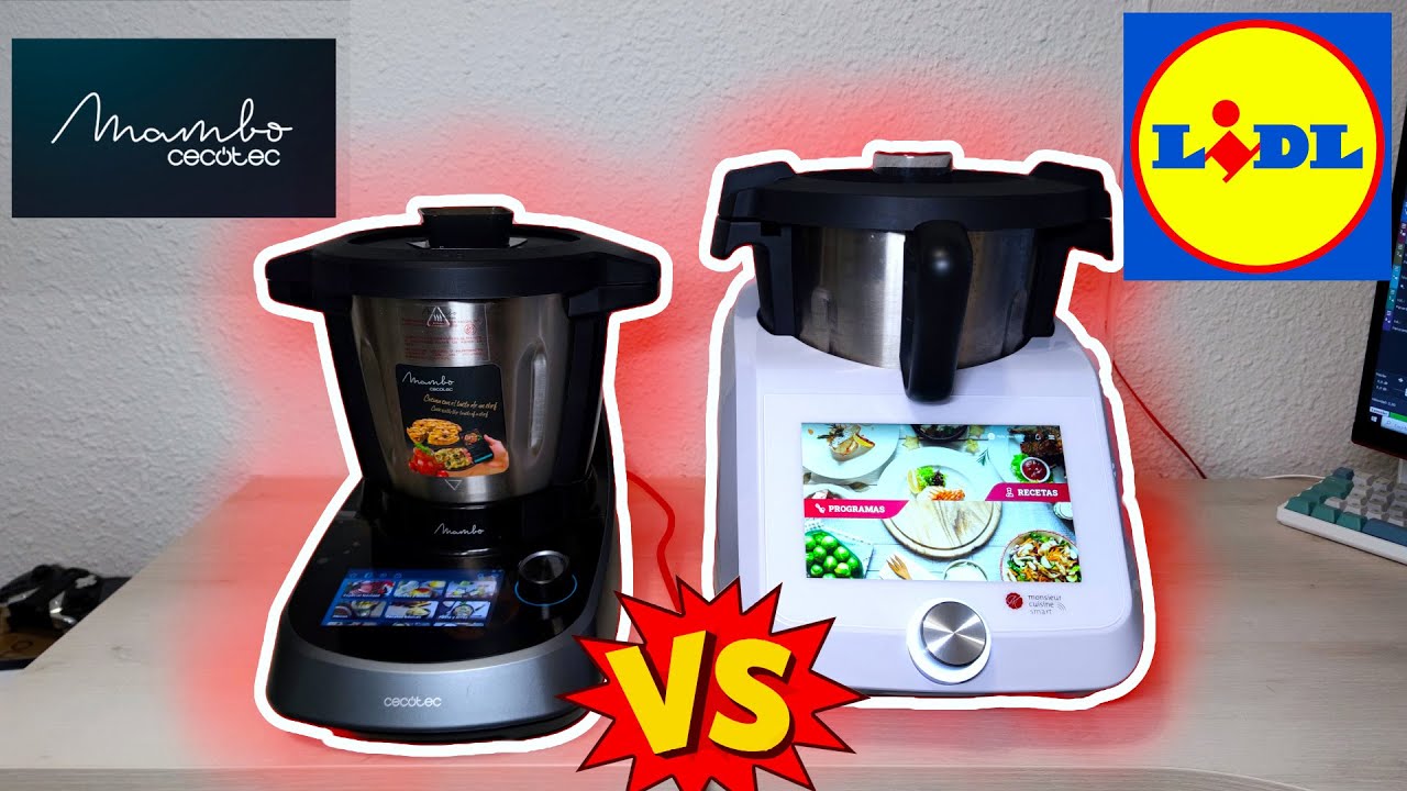Mambo Touch vs Lidl Monsieur Cuisine Smart 🔴 COMPARATIVA MEJOR ROBOT DE COCINA BARATO