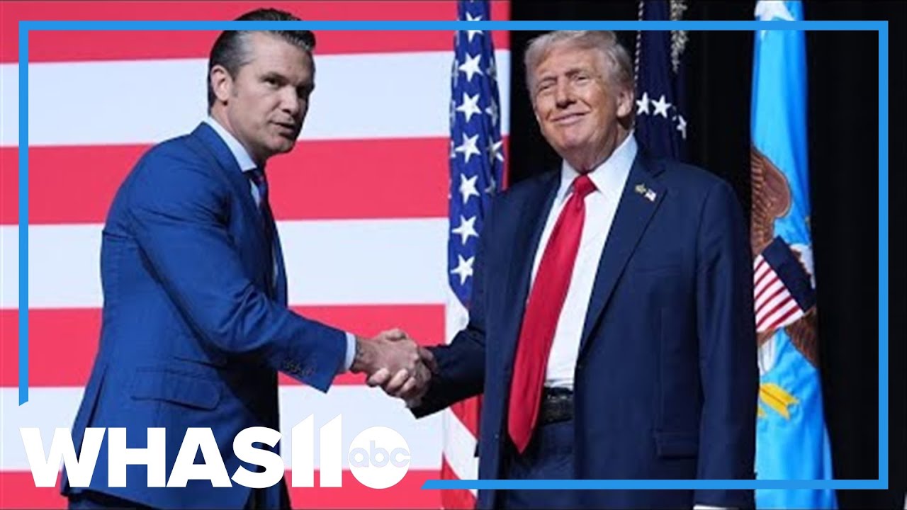 Trump and Hegseth declare an end to 'politically correct' leadership in the US military