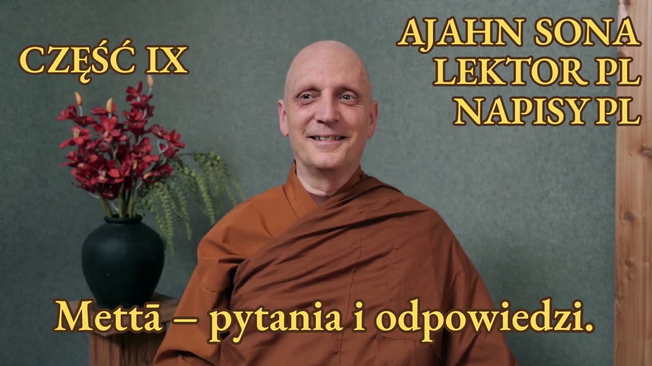 Ajahn Sona - Mettā – pytania i odpowiedzi. (9) [LEKTOR/NAPISY PL]