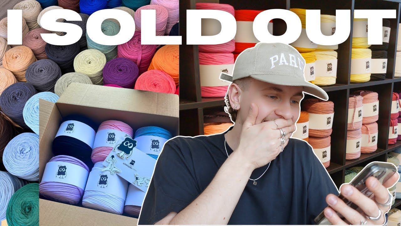 I started a yarn business...and SOLD OUT in 24hrs🧶