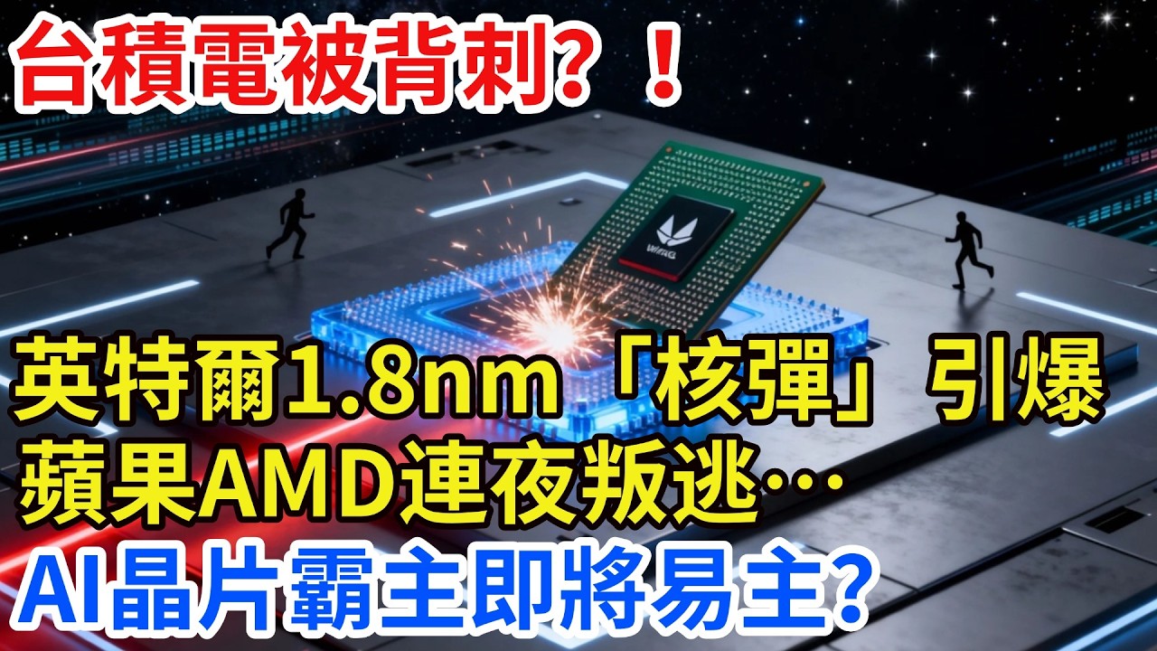 台積電危矣？ 英特爾1.8nm「王炸」突襲，效能狂飆60%！ AMD、 蘋果緊急變陣，AI晶片霸主之比特還坐得住嗎？【匠行強國】#工程#科技#中國基建#科普#高鐵#芯片 #全球趨勢新聞#科技#熱門