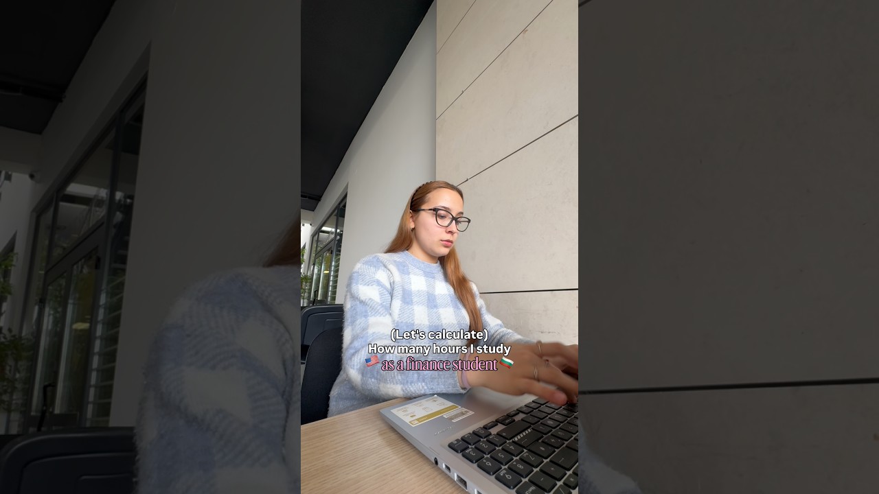 Asmr 9 to 5 as a finance student: how many hours I study per day vlog - stay🤍
