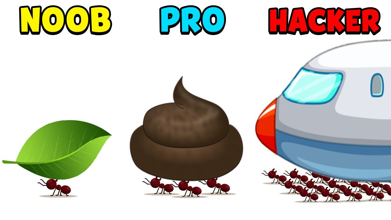 NOOB vs PRO vs HACKER - Idle Ants