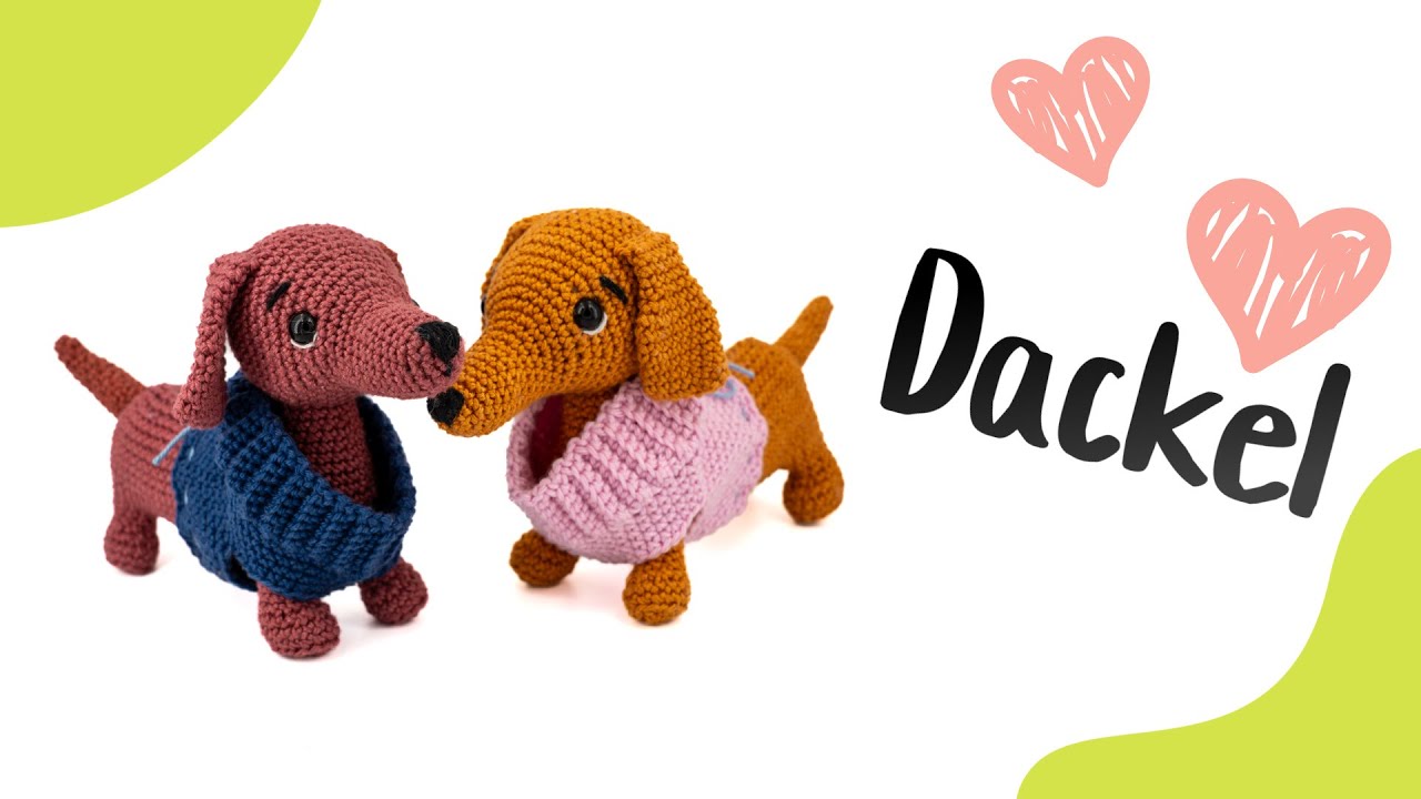 Dackel häkeln - Häkelanleitung by justMiko