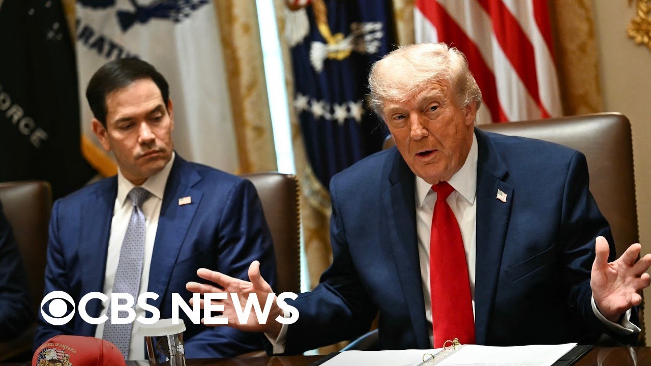 Trump holds Cabinet meeting as U.S.-Iran peace talks continue | full video