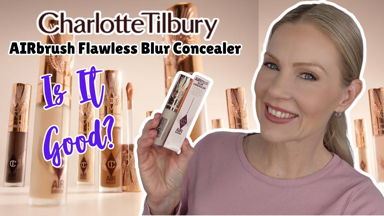 *NEW* Charlotte Tilbury AIRbrush Flawless Blur Concealer / 10-Hour Wear Test / Good for Mature Skin?