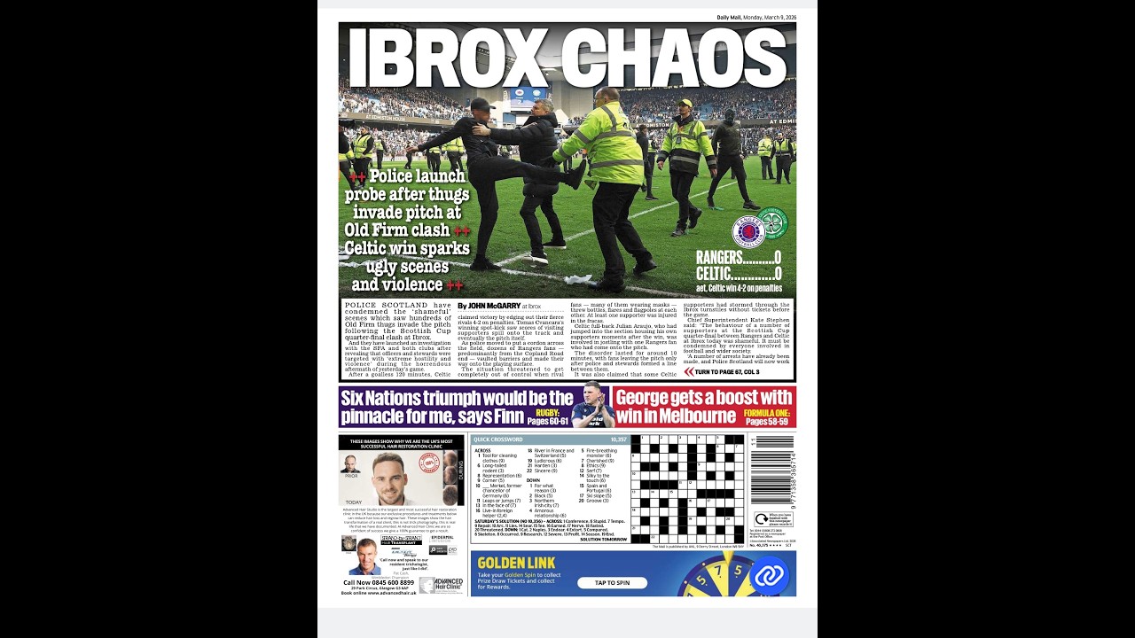 Should ultras be banned, following the aftermath of the Scottish Cup game btw Rangers and Celtic?