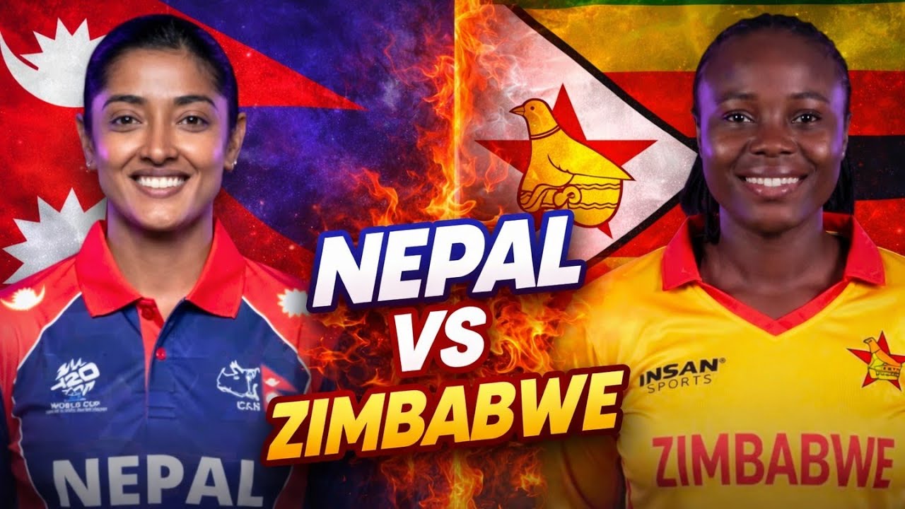 Nepal vs Zimbabwe LIVE Commentary 🔥 | Ball by Ball Updates