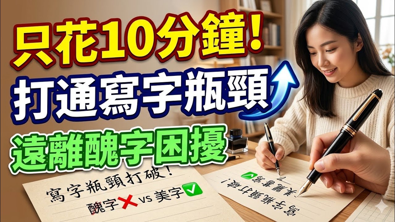 75-什麼！原來寫好字得這麼做。練字必修-從頭到尾，仔細教你怎麼寫好一個字。硬筆書法