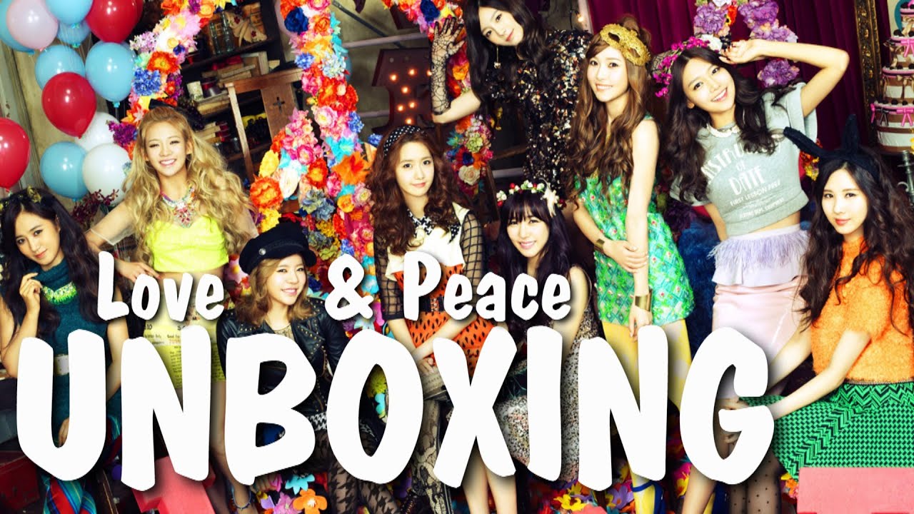 Unboxing - LOVE & PEACE (SNSD)