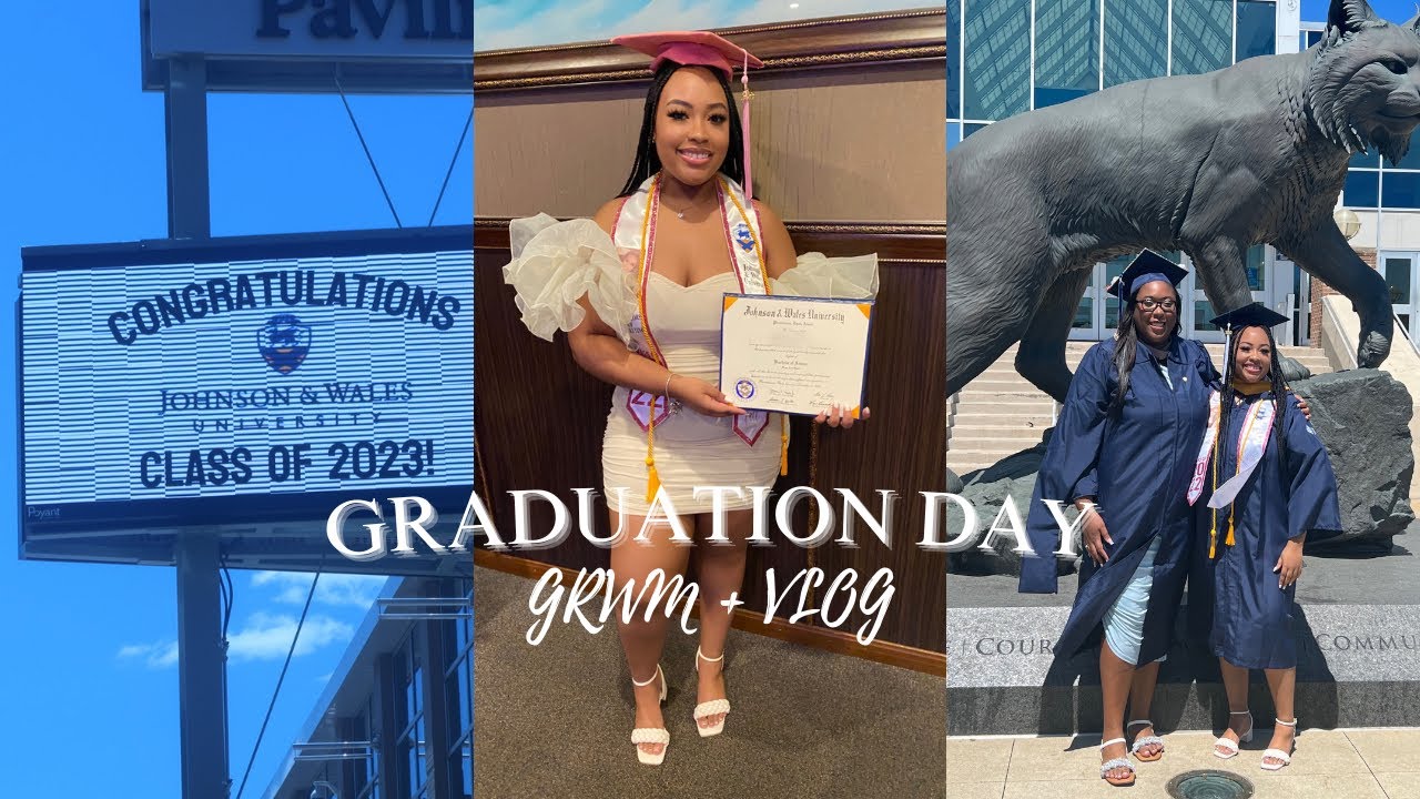 the end of an era…. GRADUATION DAY VLOG👩🏽‍🎓: | GRWM, ceremony, & celebration 🎉 I MOURA YING