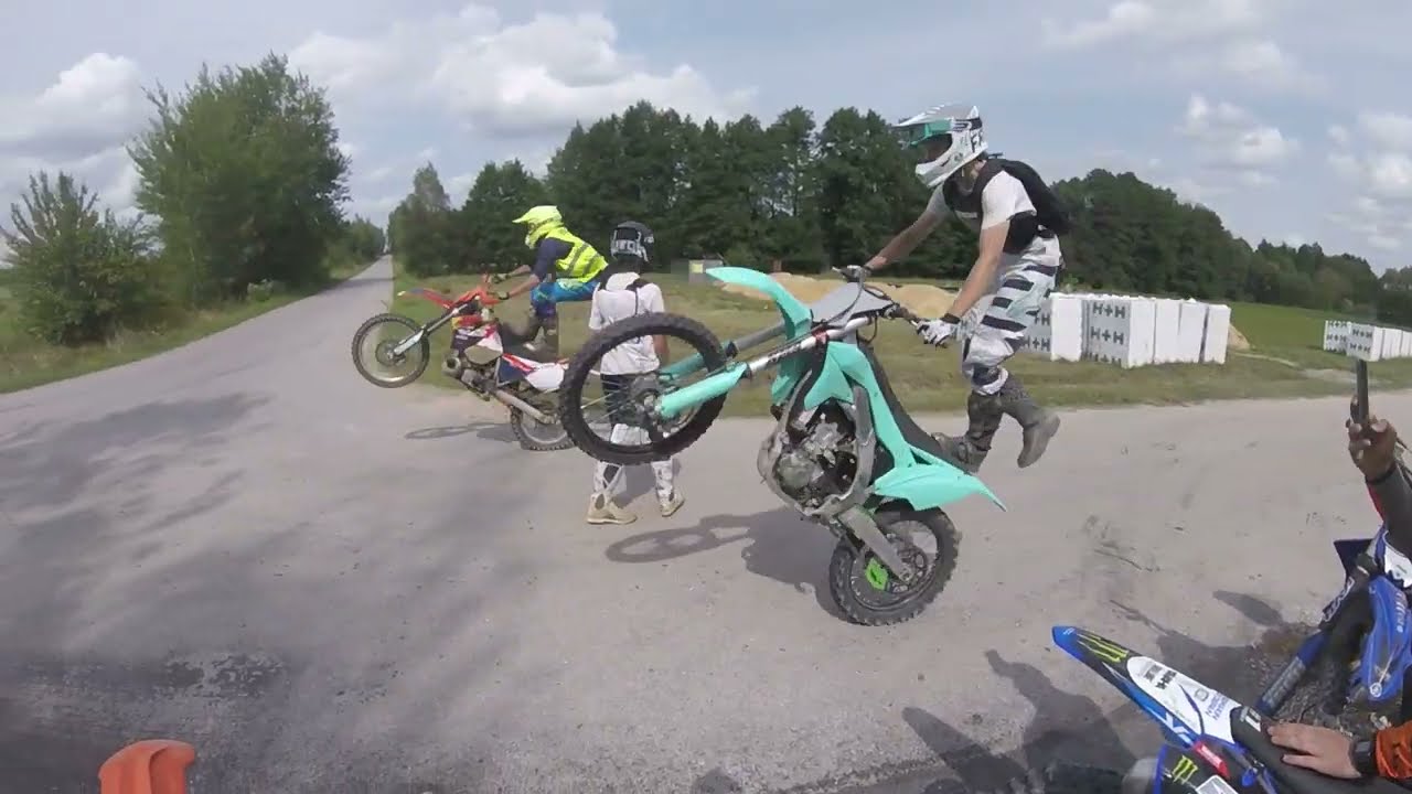 KTM EXC 250 ride jump wheelie / W Swoim Żywiole