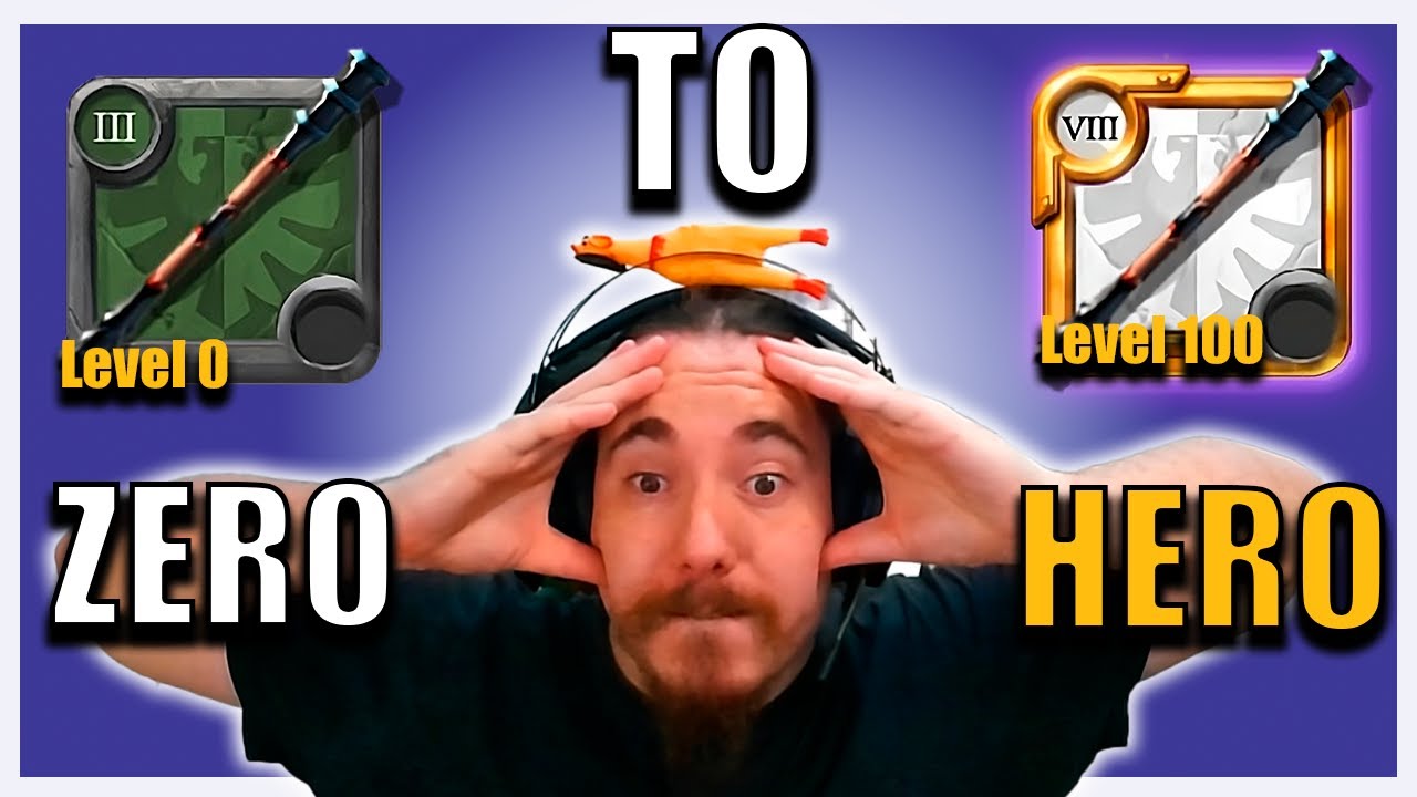 Zero to Hero Bordão (Quarterstaff) - Até o Level 100 - 7M Profit - Albion Online