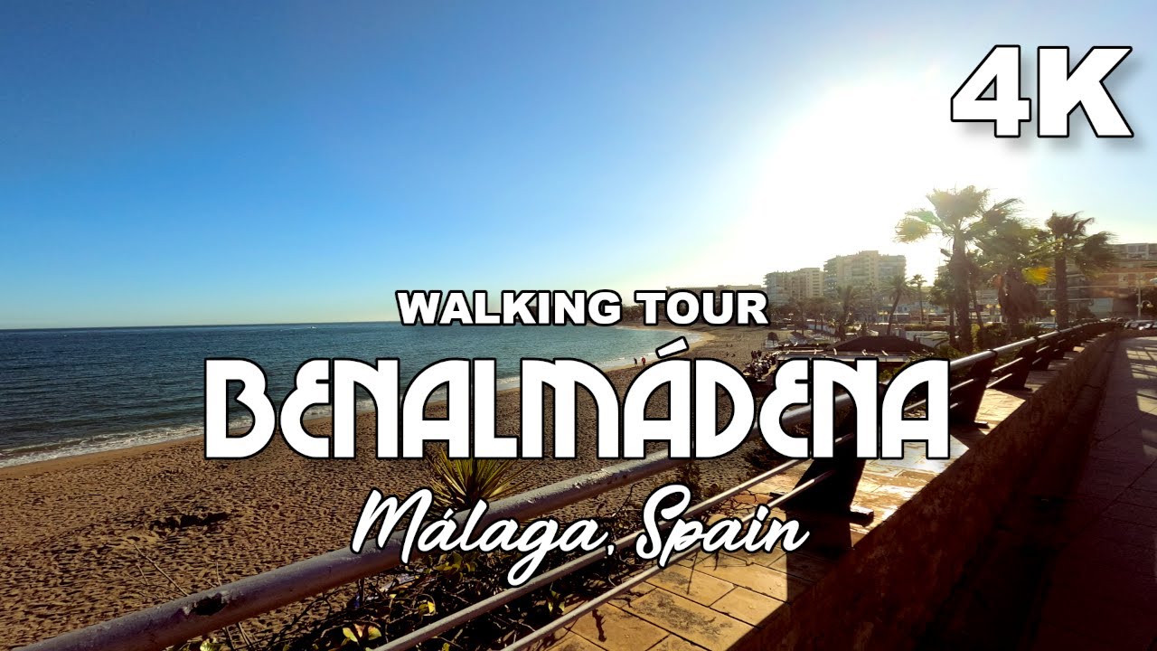 Benalmádena Puerto Marina to El Bil Bil October 2020 | Málaga, Spain | City Walking Tour [4K]
