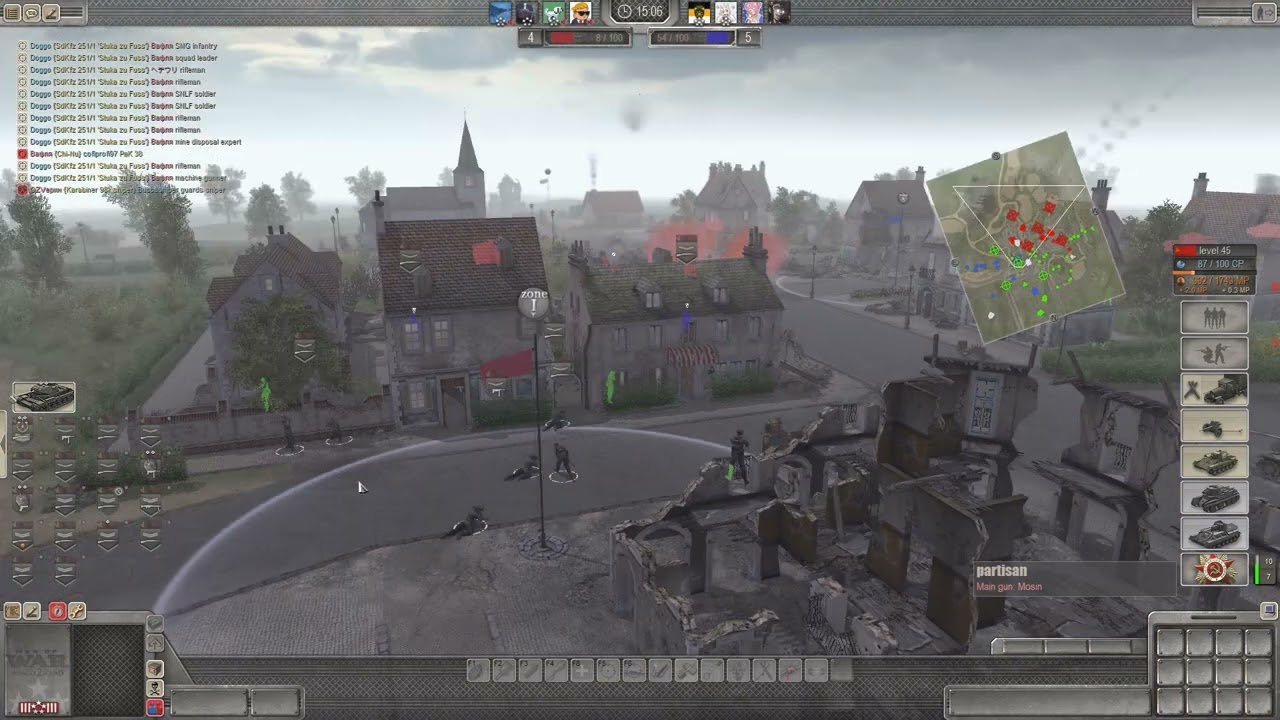 Men of War Assault Squad 2 multiplayer 4v4    Assault Zones #41   IS 1s and T60s baby  H8 the T60s