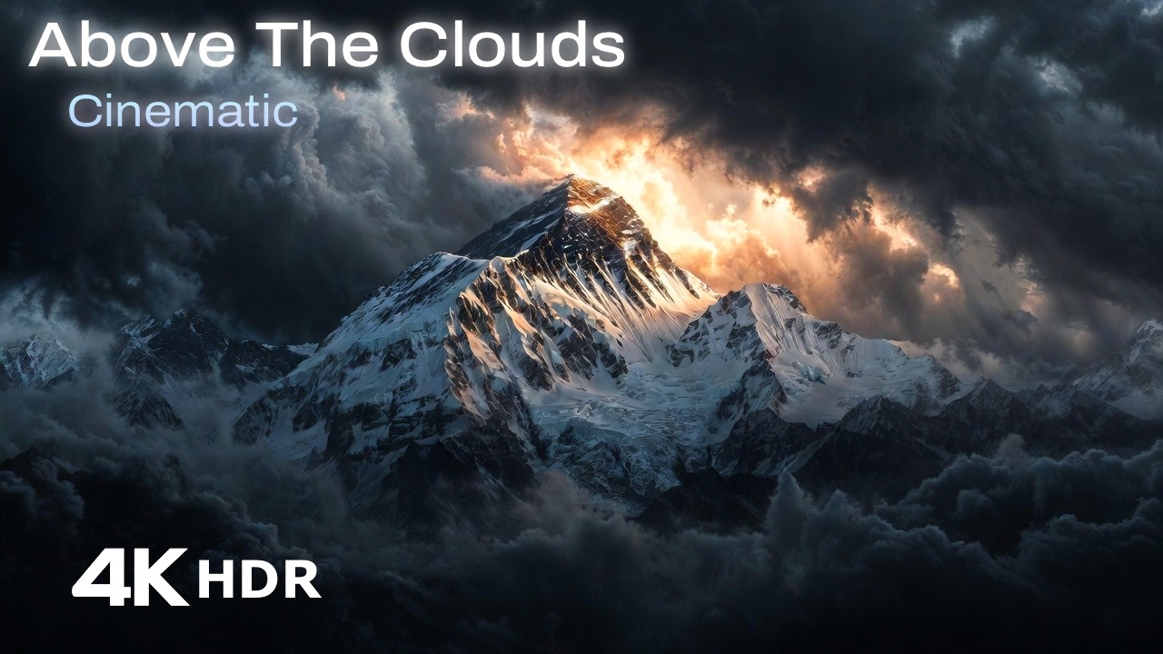 Above the Clouds | Mountain Wind in 4K HDR